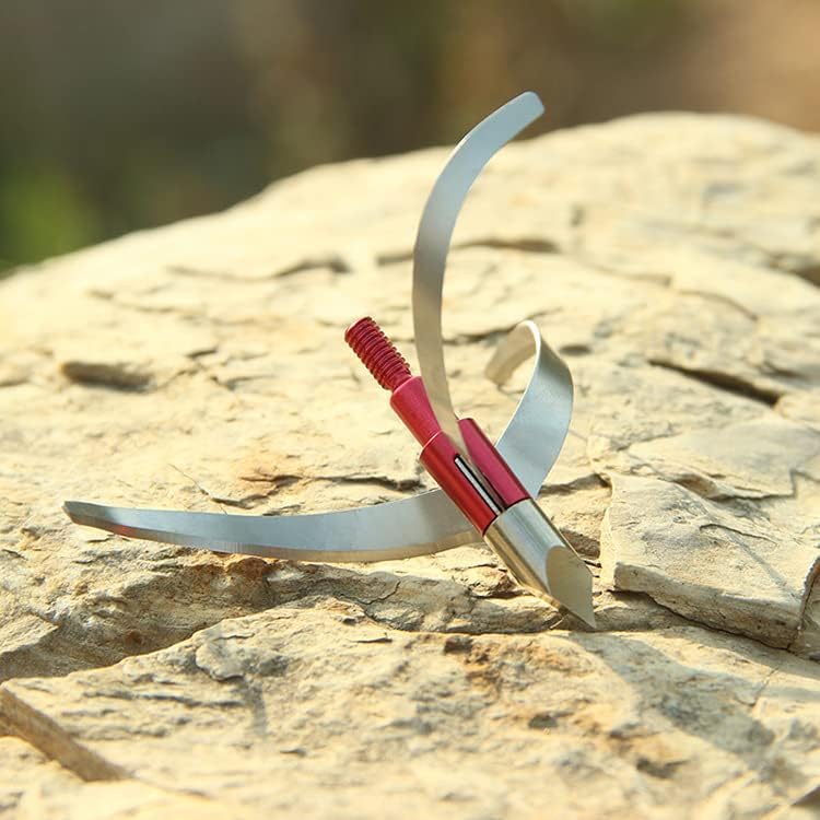 10pcs Stainless Steel Archery Arrow Points with 6.2mm Thread for Outdoor Use, Compatible with Aluminum Inserts
