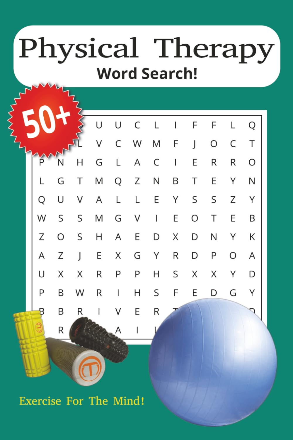 Physical Therapy Word Search Book: Word Search Book with Easy to Read Print about PT, Exercise, and More | 6x9 inches, 110 pages | 50+ puzzles … Good for Vacations, Holidays and Free Times