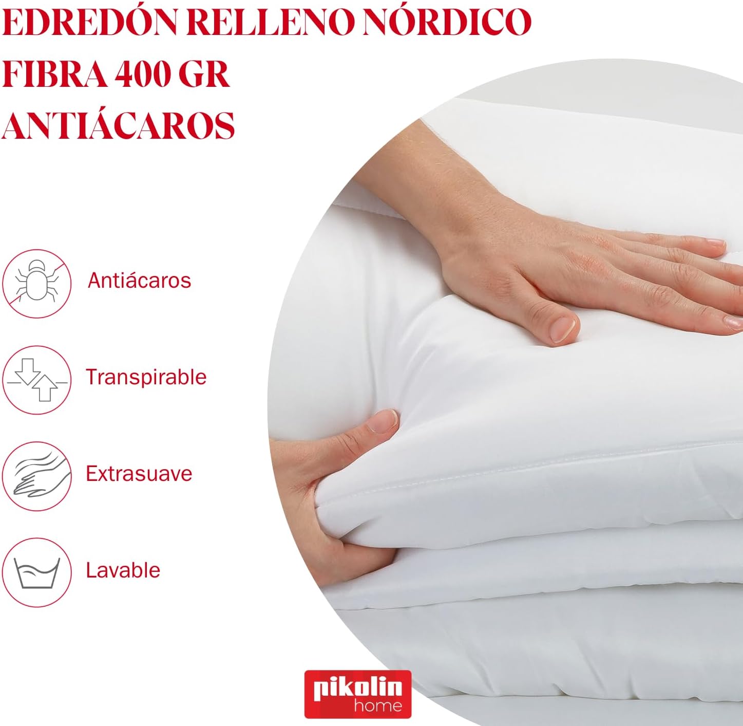 Edredón nórdico Pikolin Home por 39,99€ ¡¡61% de descuento!!