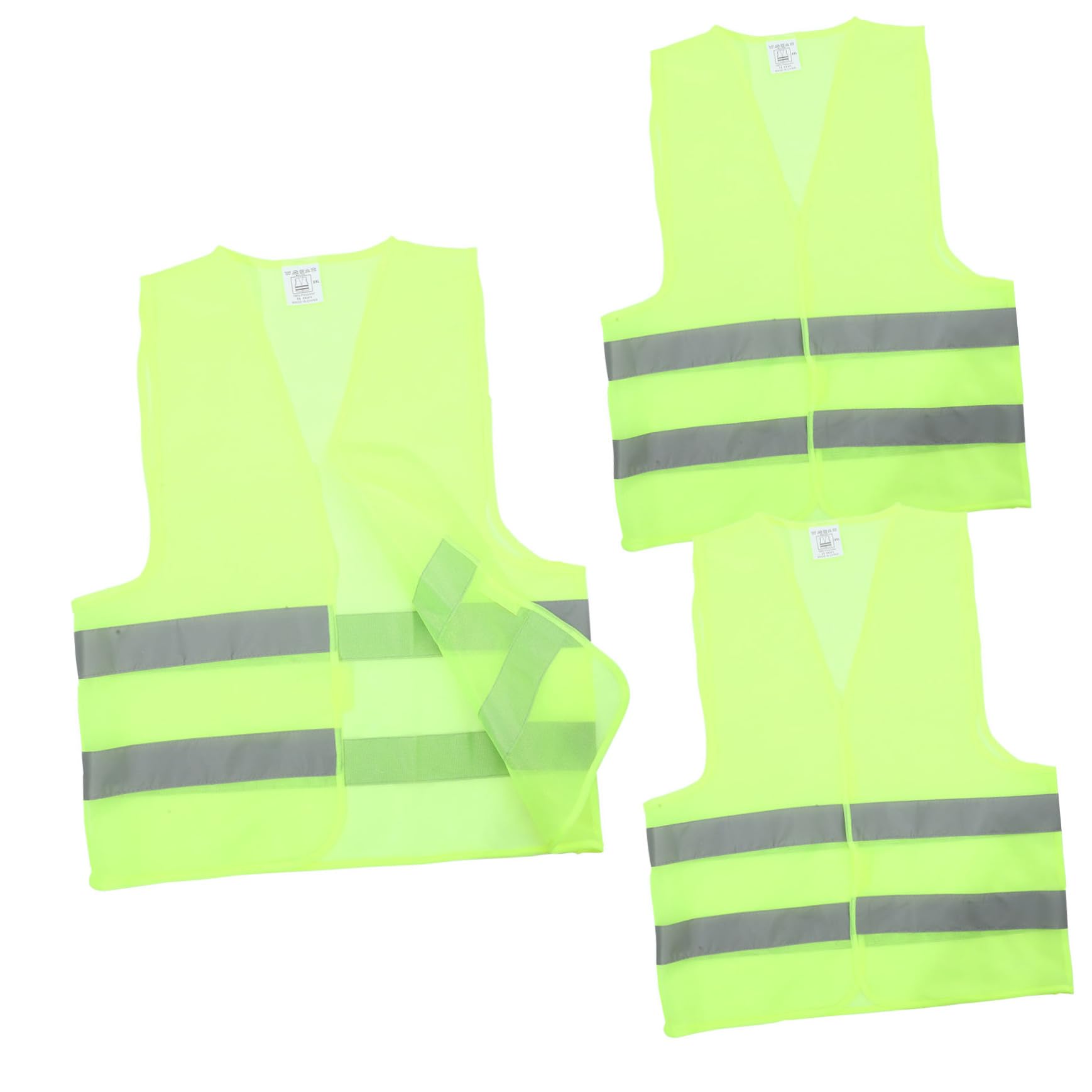 Mipcase 3pcs for Men Women Reflective Running Gear High Visibility Utility Vest Reflectors for Night Walking