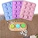 Sakolla 3 Pack Flower Soap Molds, 12 Cavities Different Shapes Silicone Molds for Soap, Lotion Bar, Bath Bombs, Chocolate, Candy