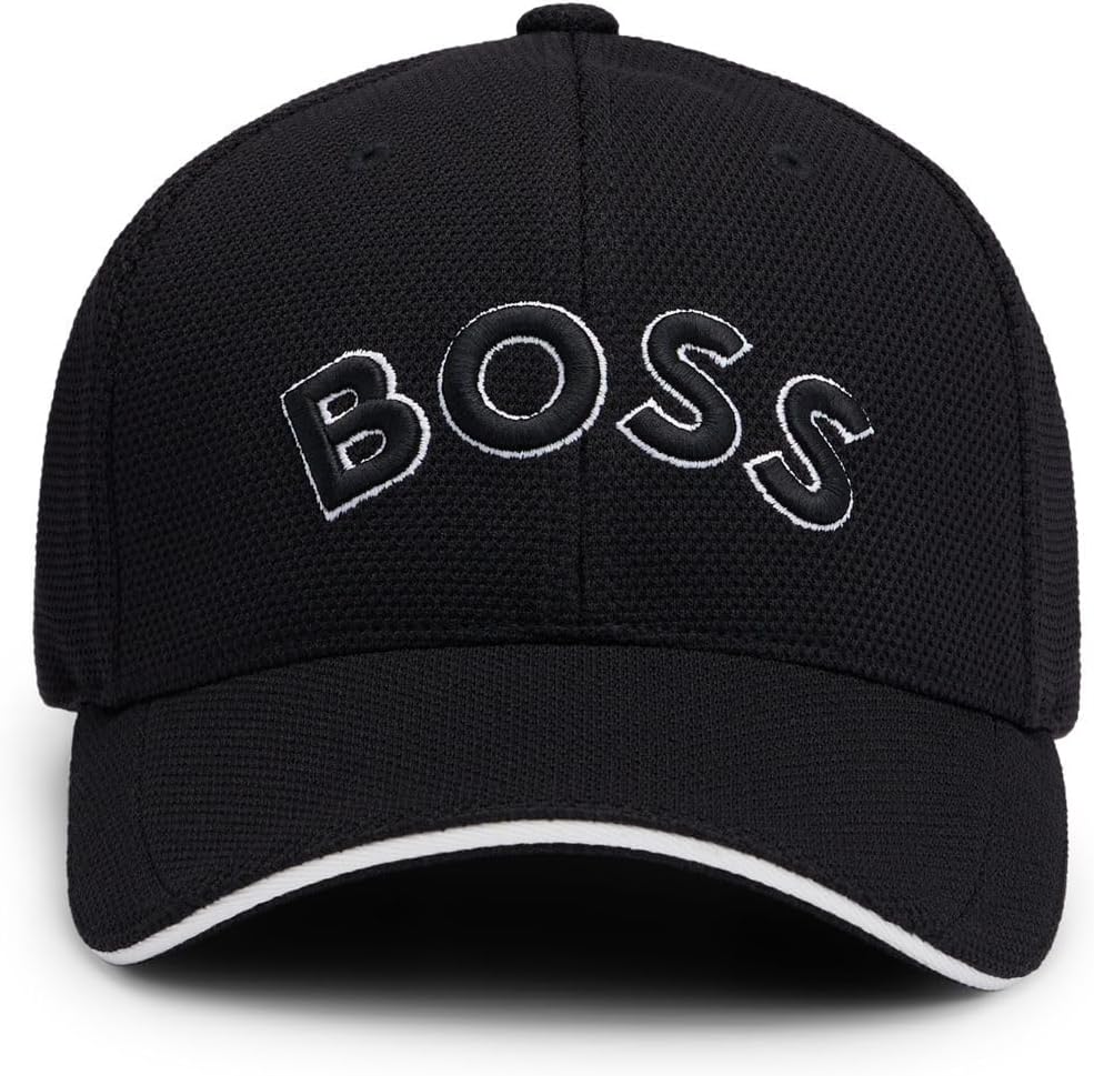 BOSS Mens Technical Pique Logo Cap