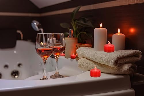 Miniatura 13 de Velas de té LED, paquete de 24 velas de té parpadeantes sin llama, luz amarilla cálida, duran más de 200 horas, funcionan