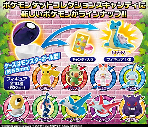 ポケモンゲットコレクションズキャンディぼくらの仲間たち 10個入 食玩・キャンディ(ポケモン)