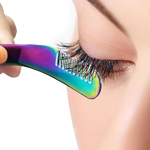 Miniatura 4 de 3 herramientas aplicadoras de pestañas, pinzas para pestañas postizas, aplicador de pestañas para extensiones de pestañas para niñas y mujeres