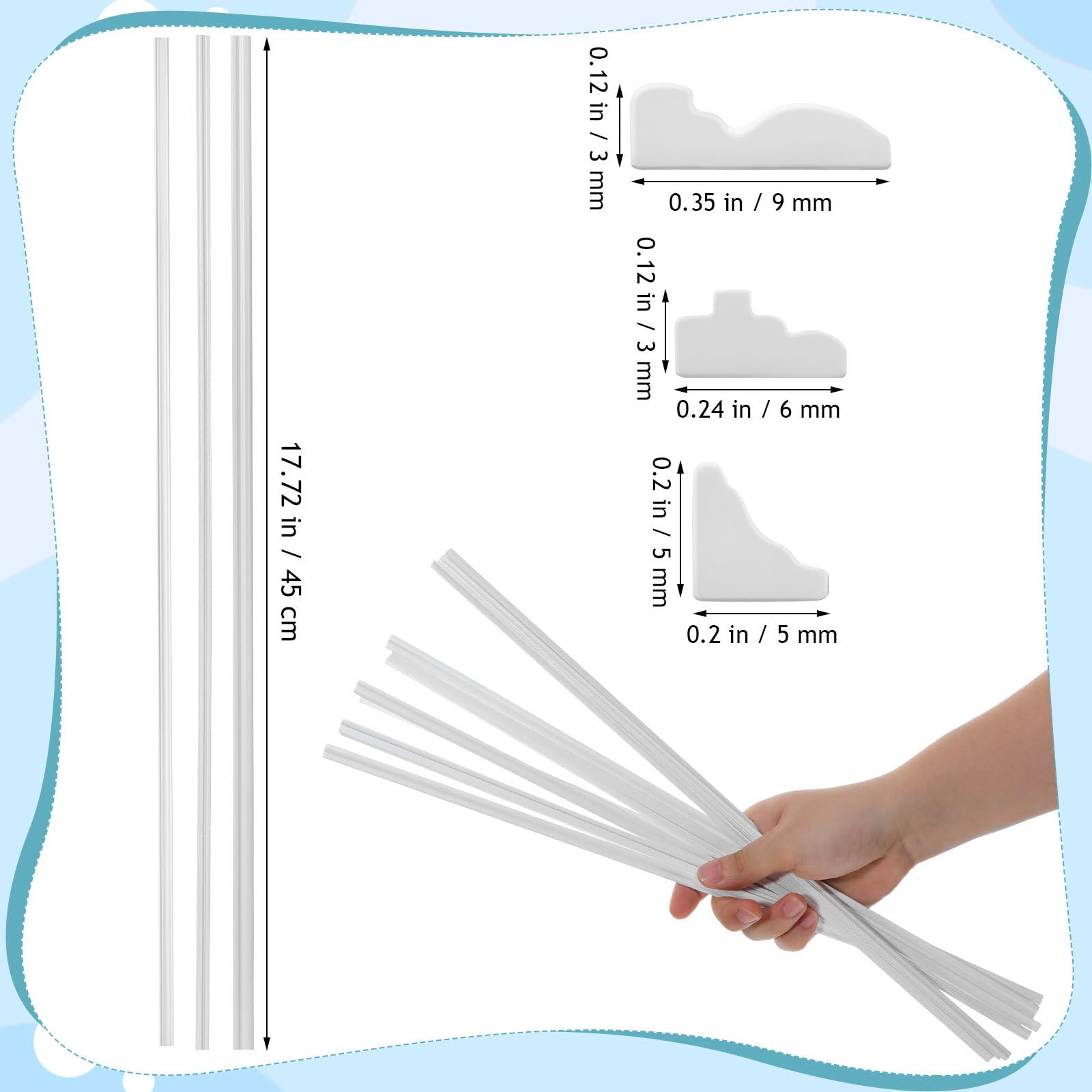 Kisangel 12pcs miniatura casa delle bambole, scala 1:12 bianco legno