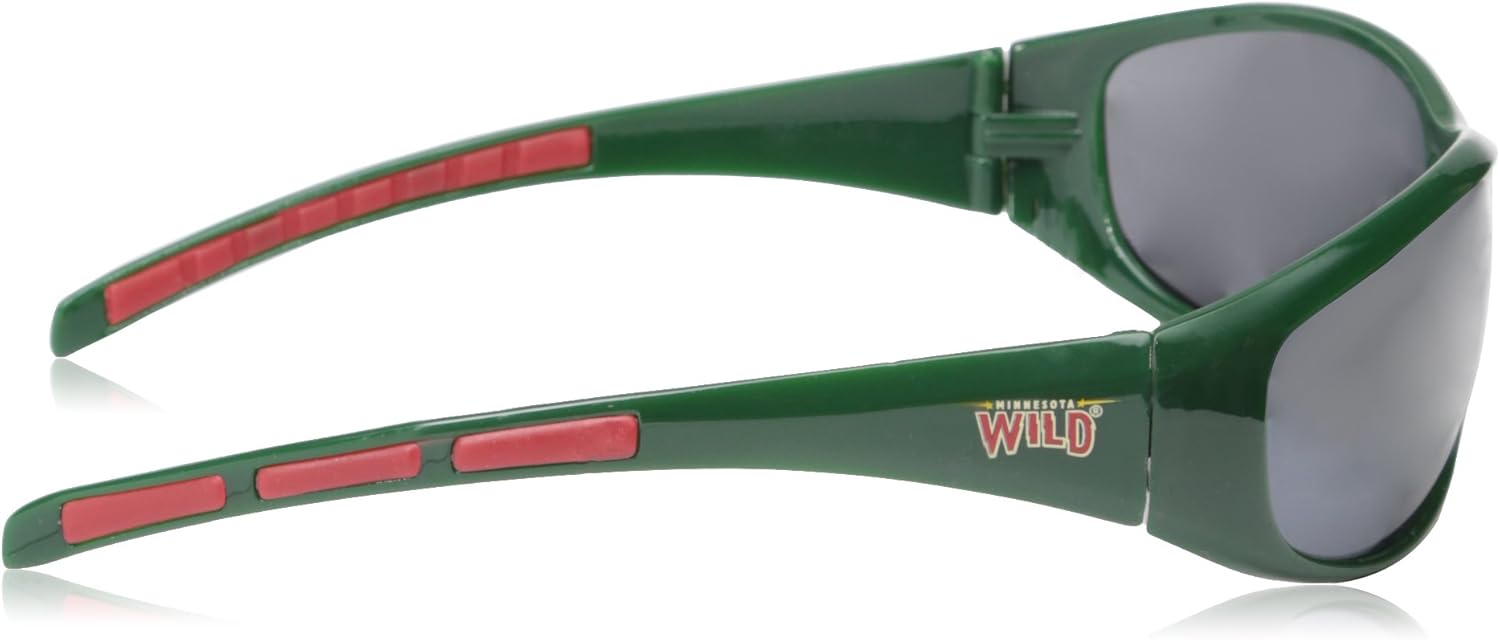 Siskiyou Sports NHL Minnesota Wild Wrap Sunglasses Unisex, One Size, Team Colors