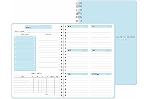 Undated Weekly Planner, Weekly To Do List Notebook with Goal & Habit...
