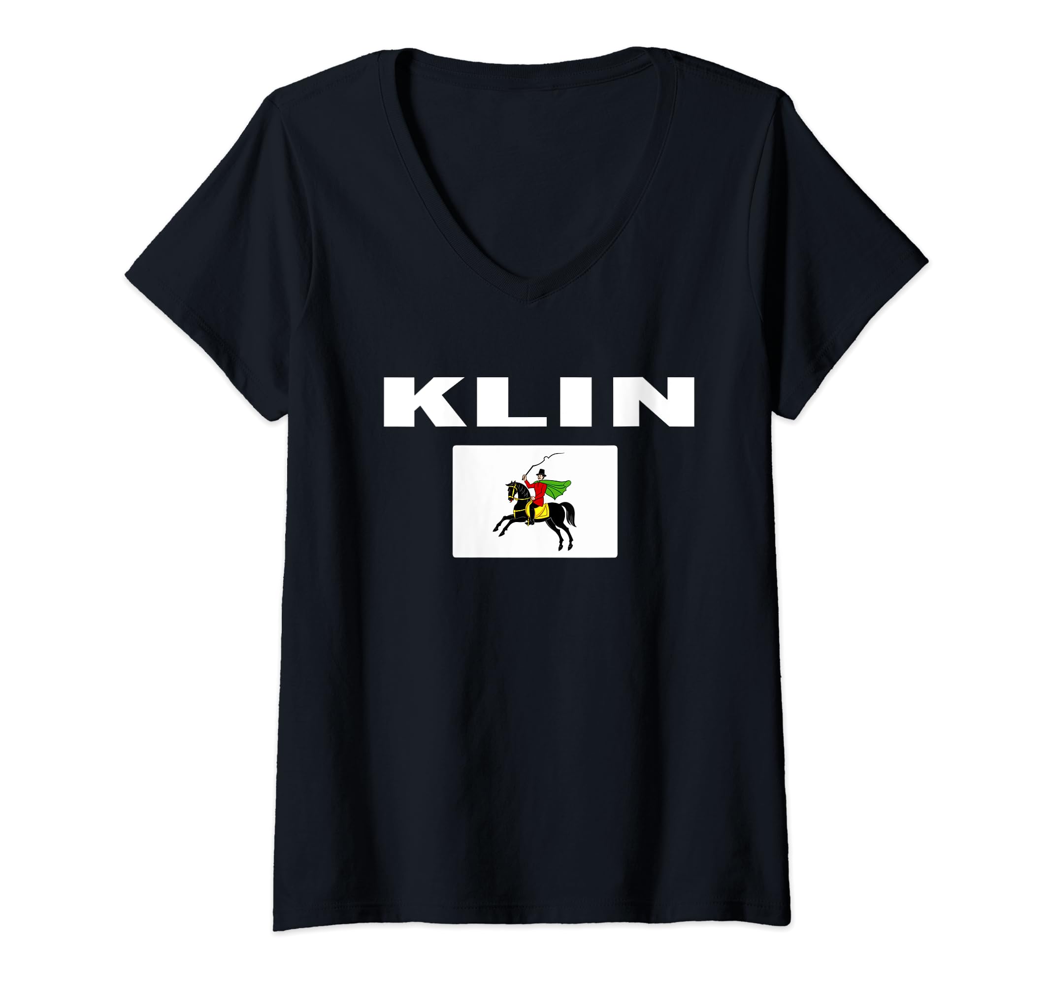 Klin Flag Apparel National pride Souvenir Gift V-Neck T-Shirt