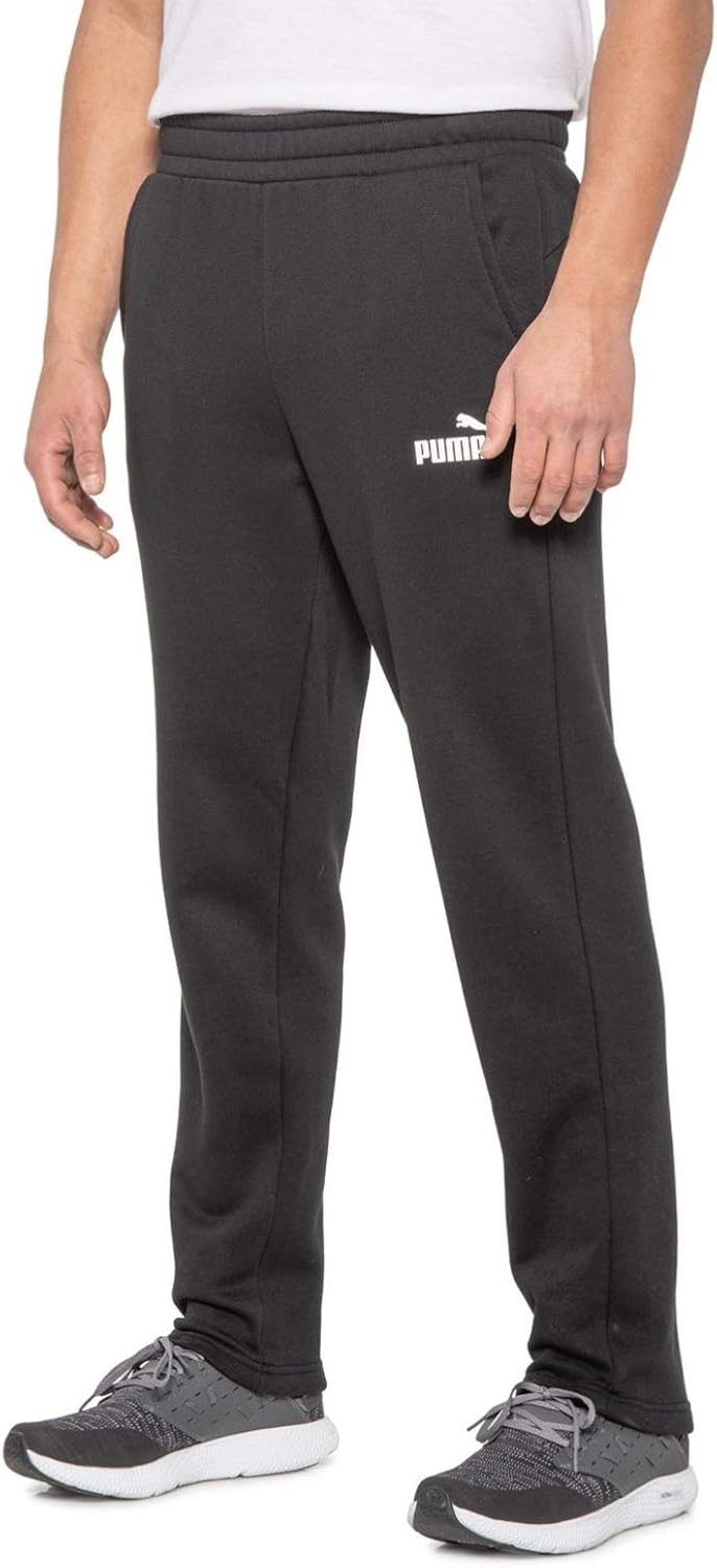 puma tapered fleece pants mens