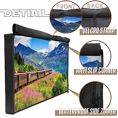 IC ICLOVER Outdoor TV Cover 32 Inch, Waterproof & Weatherproof TV Protector by IC ICLOVER - Used condition - Image 3