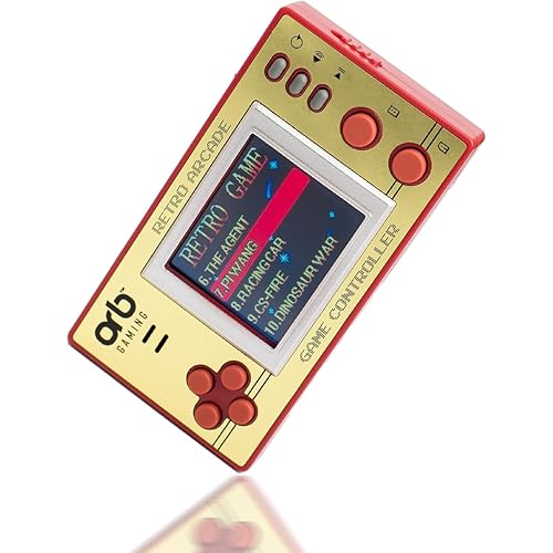 Mini Retro Games Console, 150 in-Built Games, 8-Bit Retro Gaming Handheld Console, 1.8” Full Colour LCD Screen Pocket Console, Immersive Sound Games Console - ThumbsUp!