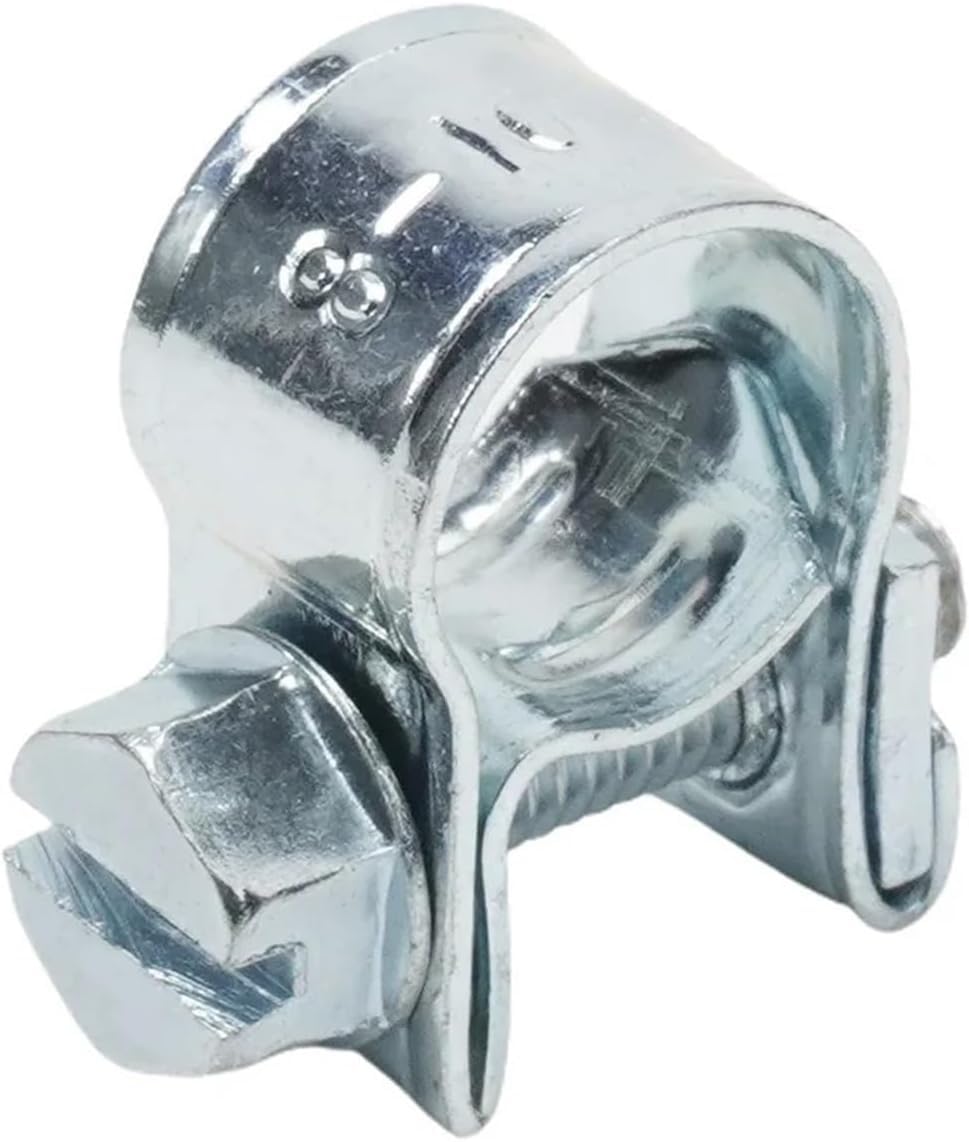 abrazadera de manguera, 10 Uds abrazadera de manguera línea combustible tubo agua Clip sello soldadura for Cable Gas(18mm 20mm)