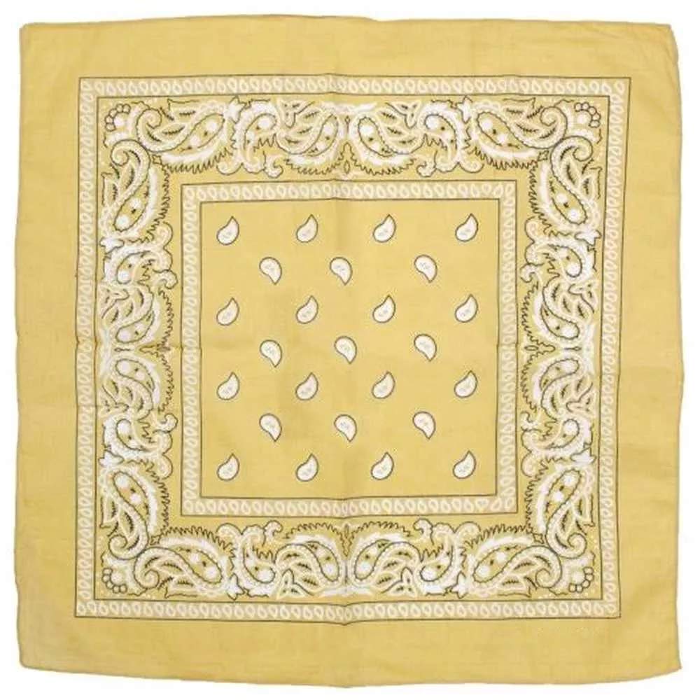Paisley Bandanas (Beige)