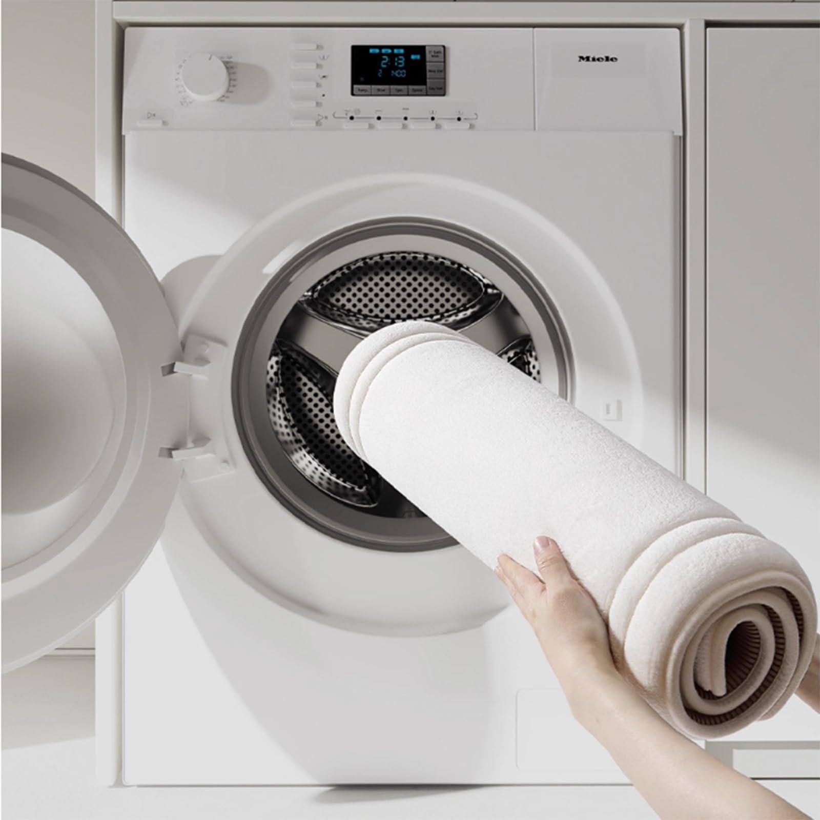 Tappetino da Bagno Morbido in Memory Foam, Tappeti Lavabili in Lavatrice, Tappeto da Bagno Assorbente per Pavimento Doccia e Vasca da Bagno(B,45 * 70cm)