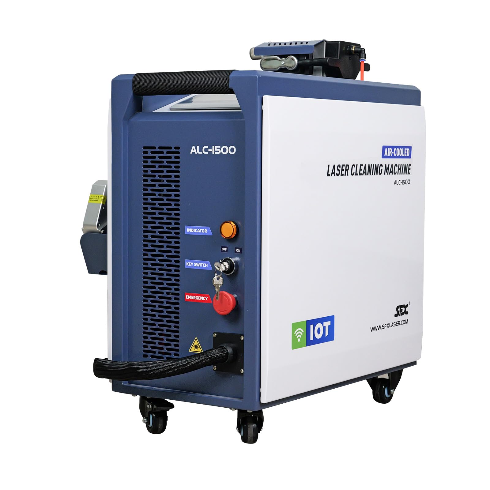 SFX 1500W Air-Cooled Laser Cleaning Machine for Rust Removal