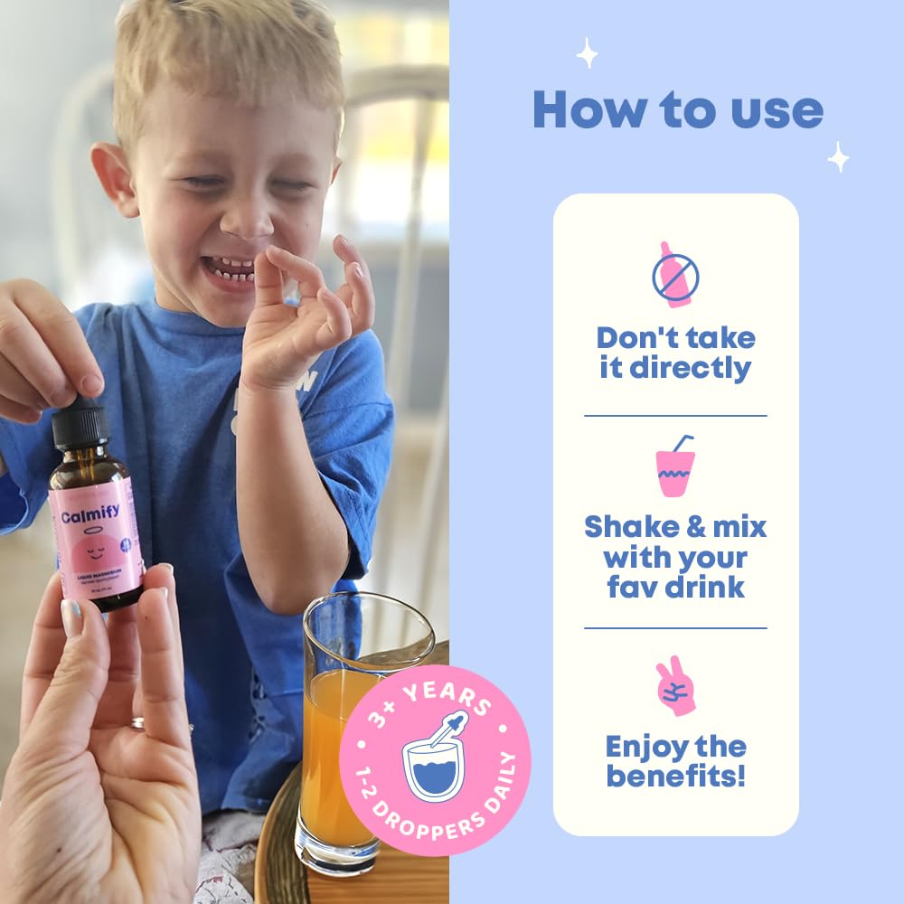 JoySpring Calmify Kids Magnesium Glycinate Drops, 30 Servings, 3+ — Amazon image 5
