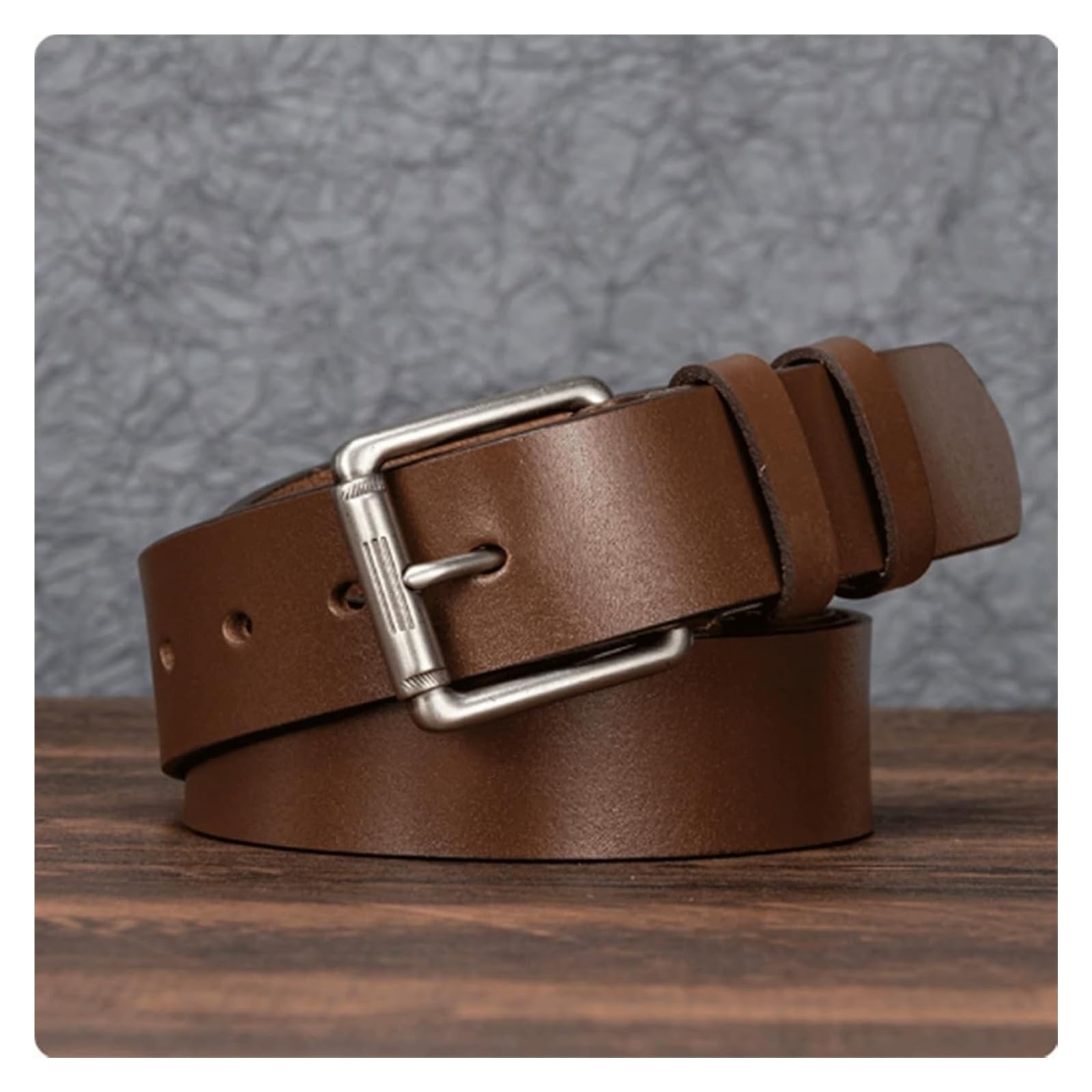 Cinturones para hombre, Cinturón engrosado Cinturones con hebilla de aleación personalizados for hombres