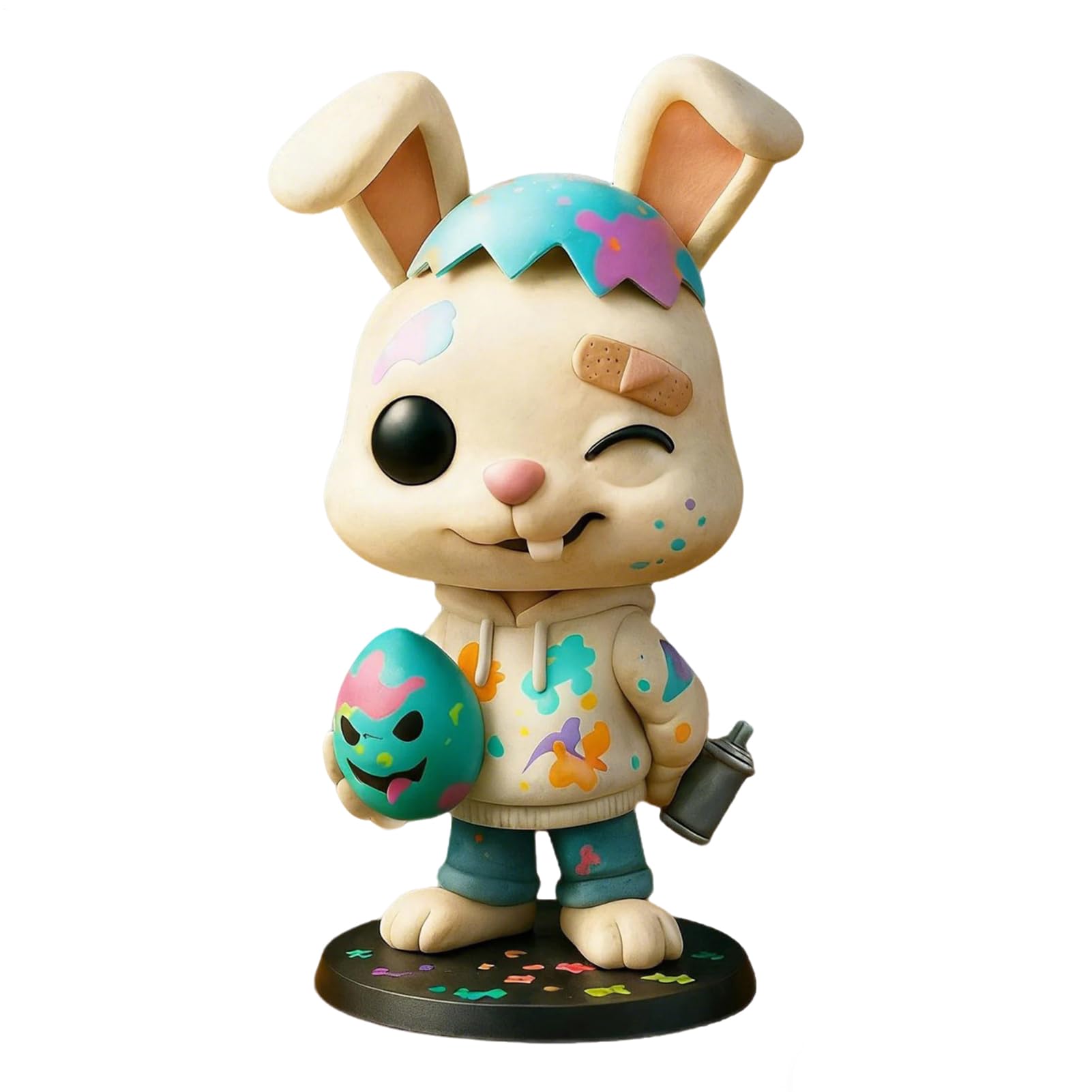 Figurine di Coniglietti Pasquali Piccole Decorazioni Festive