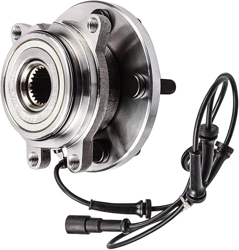 SCITOO Conjunto de cubo de cojinete de rueda de eje delantero TAY100060 para Land Rover Discovery 99-04 5 Lugs