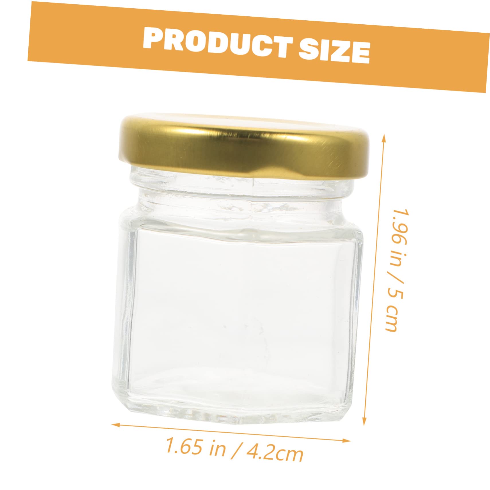 Alipis 20piezas Contenedor De Miel De Vidrio Dispensador De Miel Tarros De Tarro De Vidrio Resistente