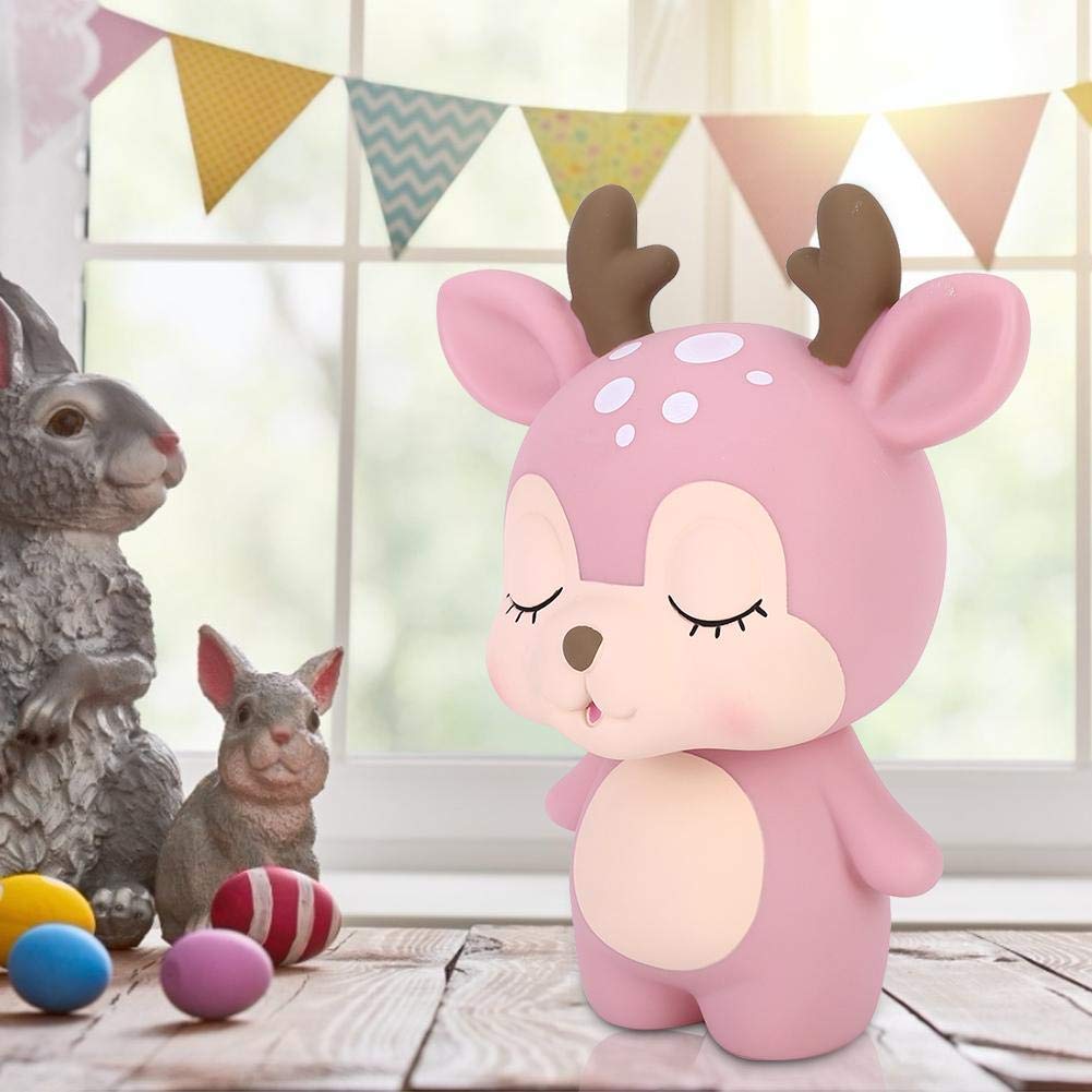 Oumij1 Salvadanaio Innovativo a Forma di Cervo - Barattolo per Risparmiare Denaro per Bambini - Decorazione per la casa - per Adulti per Ragazzi e Ragazze