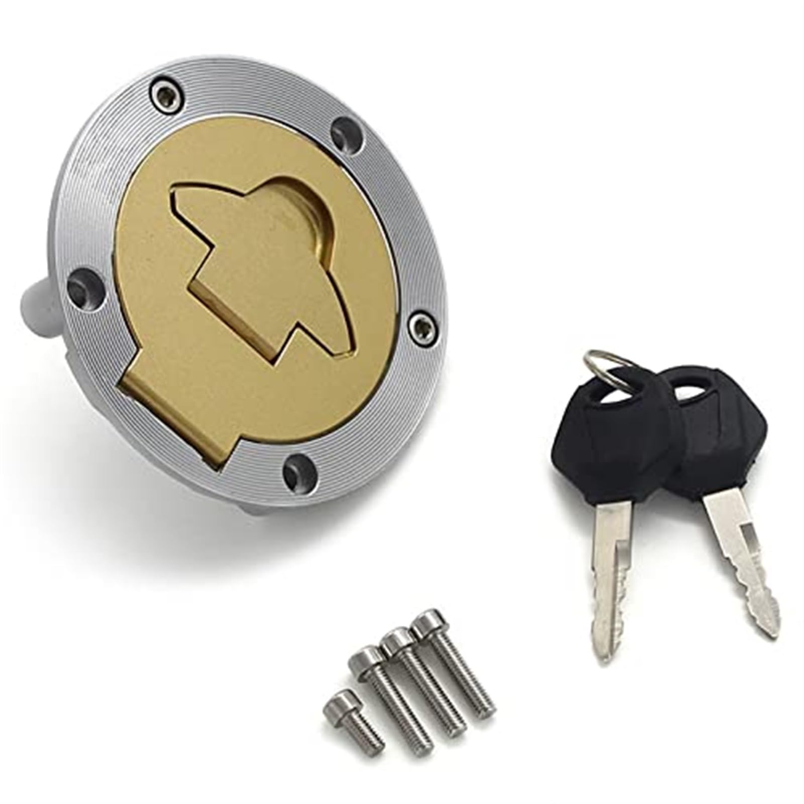 Wivplex Tapa de tanque de combustible for motocicleta, for 1098 1098 1198S 848 ST4 ST4S S ST3 EVO, for Monster, 750 con tapas de llave, piezas de interruptor de válvula de 12V Válvula de cierre de com