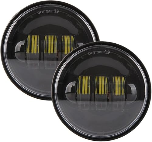 Miniatura 6 de Luces LED de paso de 4.5 pulgadas 4-12 conducción antiniebla luces auxiliares para Electra Glide Road King Ultra Classic 2005 2006 2007 2008 2009