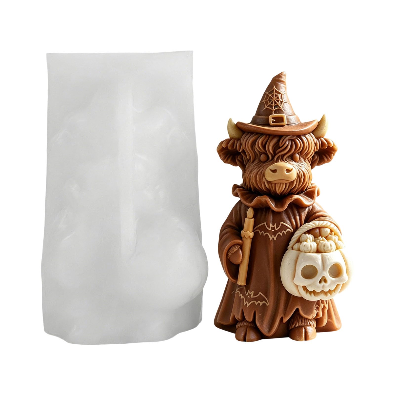 Whoasyst Food Safe Silicone in Fun Cattle Shape for Seasonal Craft and Parties Supplies