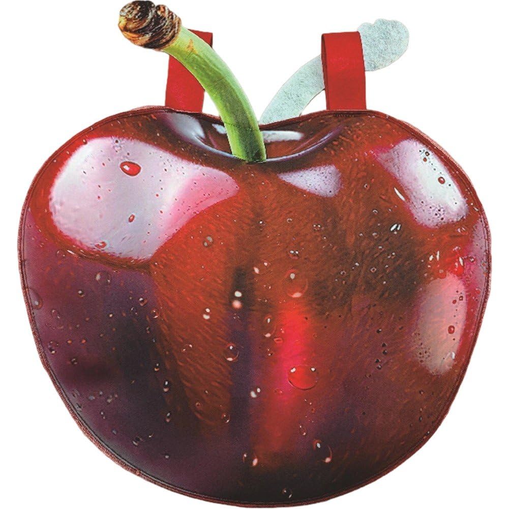 Fituenly 1PC Novelty Fruit Outfit Adult Cosplay Costume – Show Party Events Fruit Performance Costume, One Size Unisex Jumpsuit(cherry)