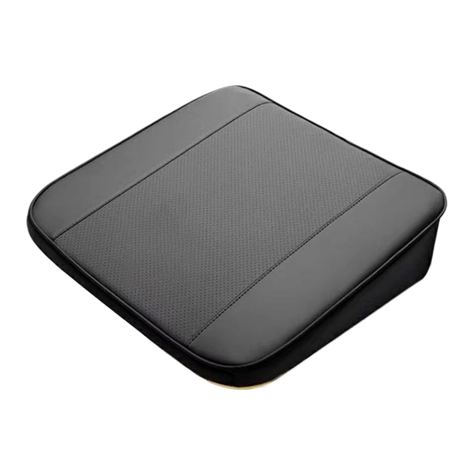 F Fityle Cuscino per sedile conducente auto, accessori interni, comodo cuscino rialzato antiscivolo per veicoli SUV, furgoni, 36 cm x 41 cm x 8