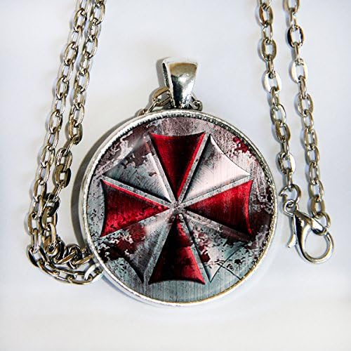 Resident Evil umbrella logo pendant necklace