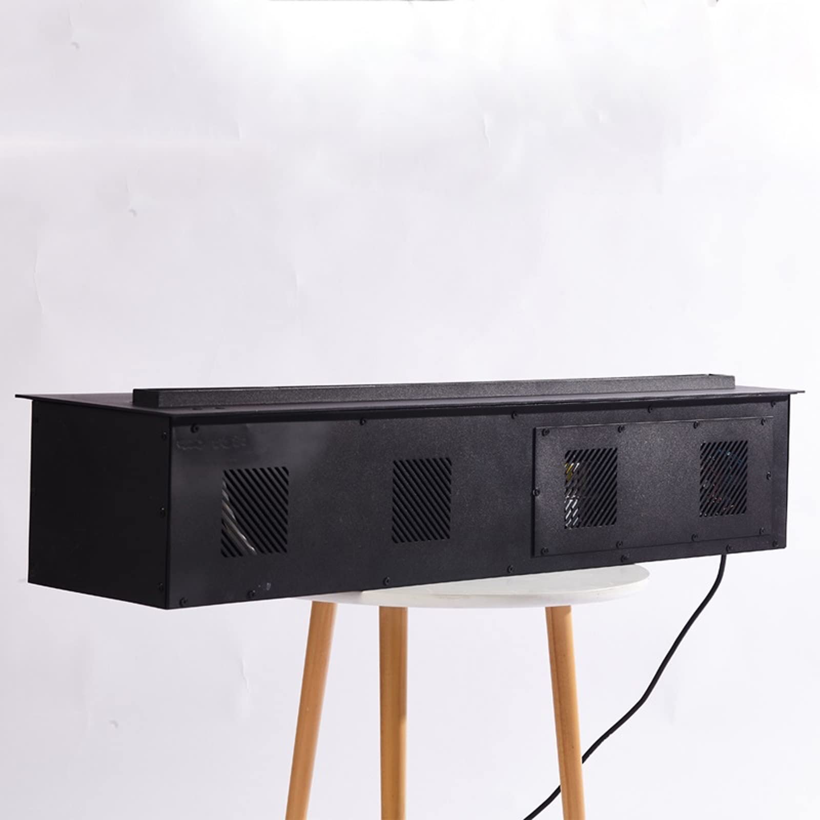 Camino Camino Elettrico da 47/59 Pollici incassati e montati a Parete con Il Controllo del Touch Pannello remoto Design di Fiamma realistica Camino Interno(120cm)