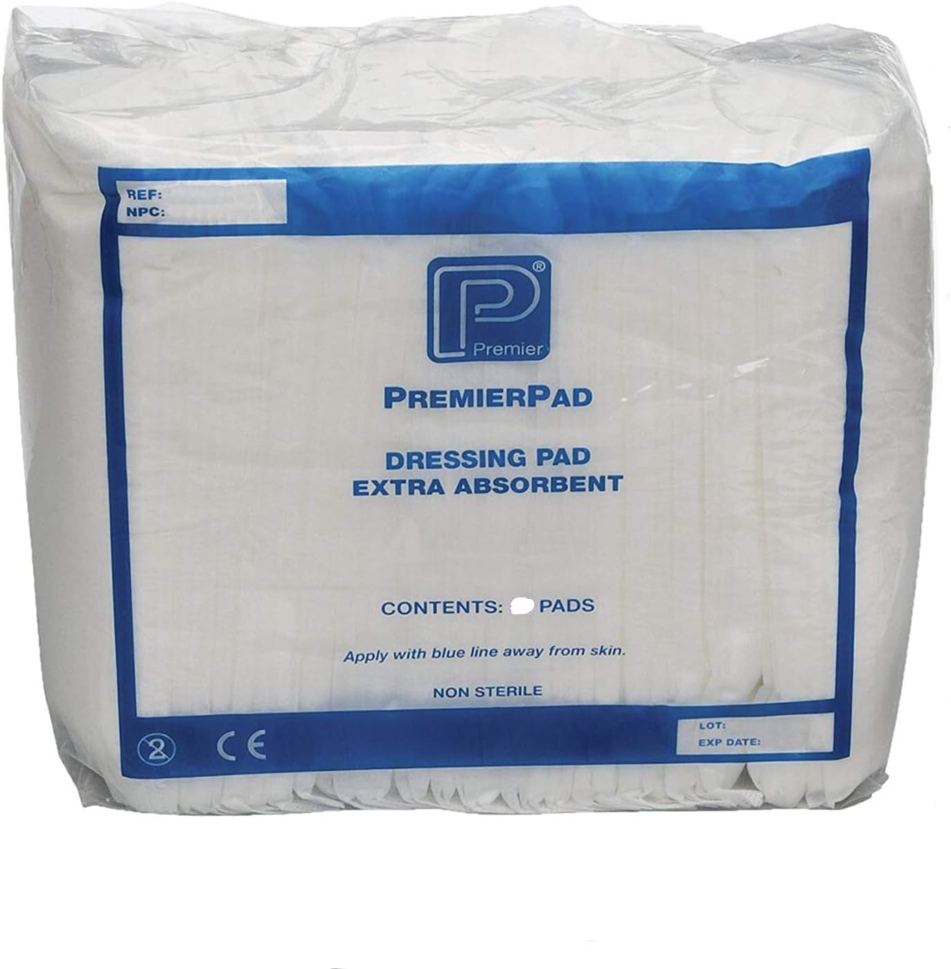 Premier Pad Dressings, Non-Sterile, 20 x 20cm, 25 pads