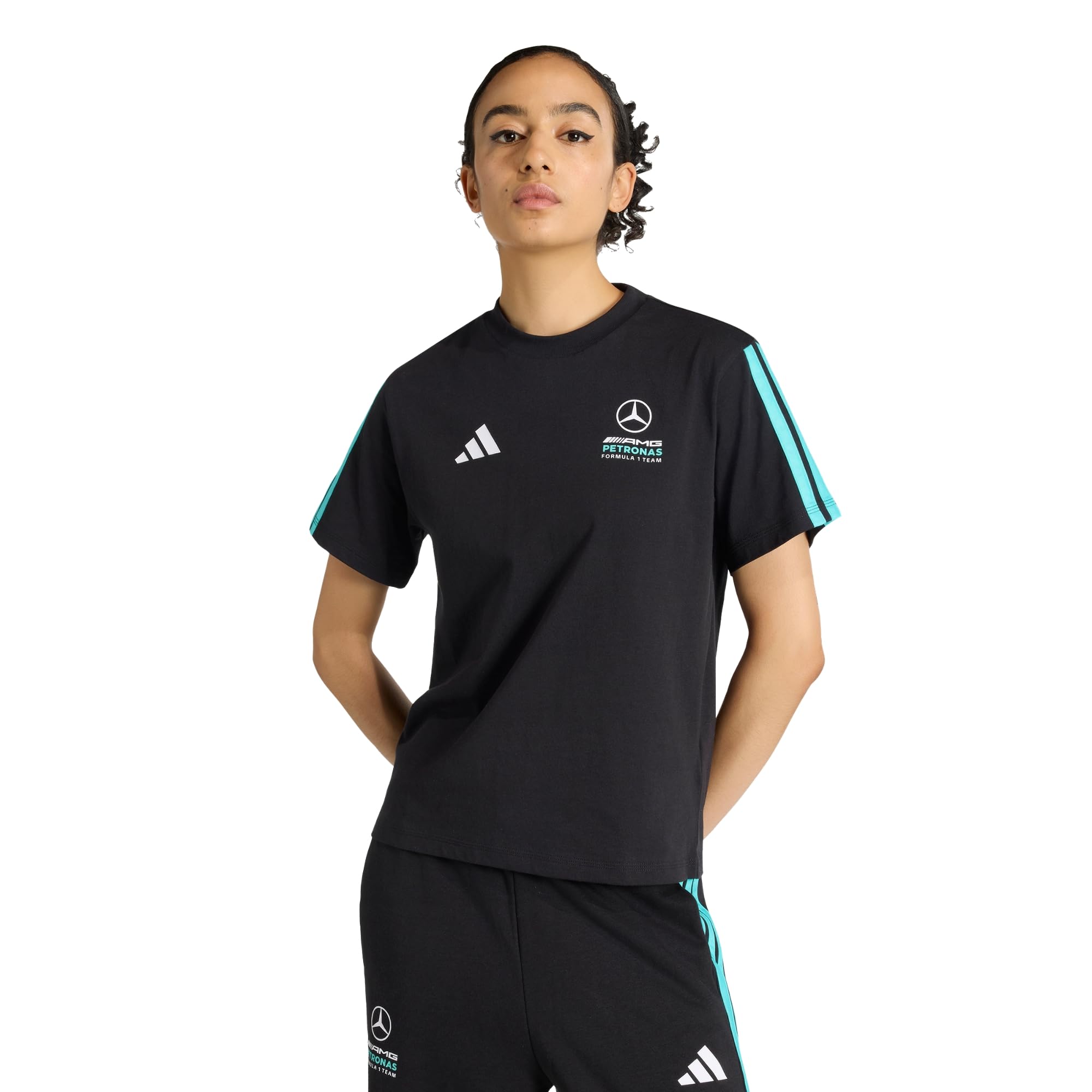 adidas Damen Mercedes - Amg Petronas Formula 1 Team DNA Tee Short Sleeves