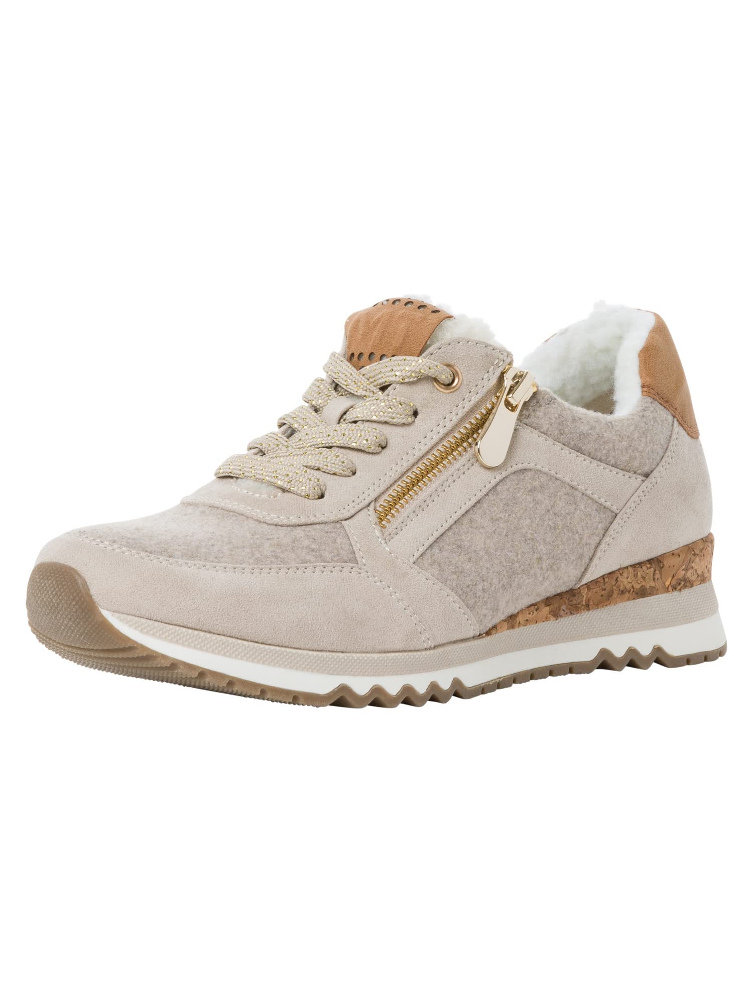 MARCO TOZZI Women's Marco Tozzi 2-2-23724-29 Sneaker, Ecru Comb, 6.5 UK