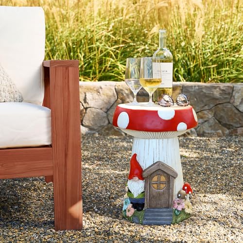Estatua de Jardín Gnome Omita Casa Hongo 43 cm miniatura 4