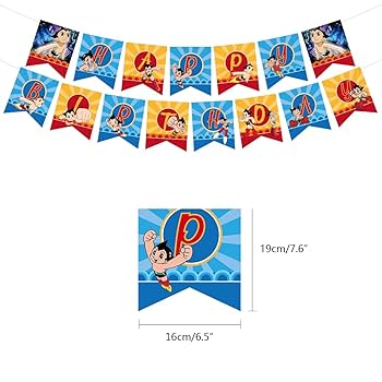 Amazon.co.jp: 鉄腕アトム 誕生日 飾り付け パーティー セット