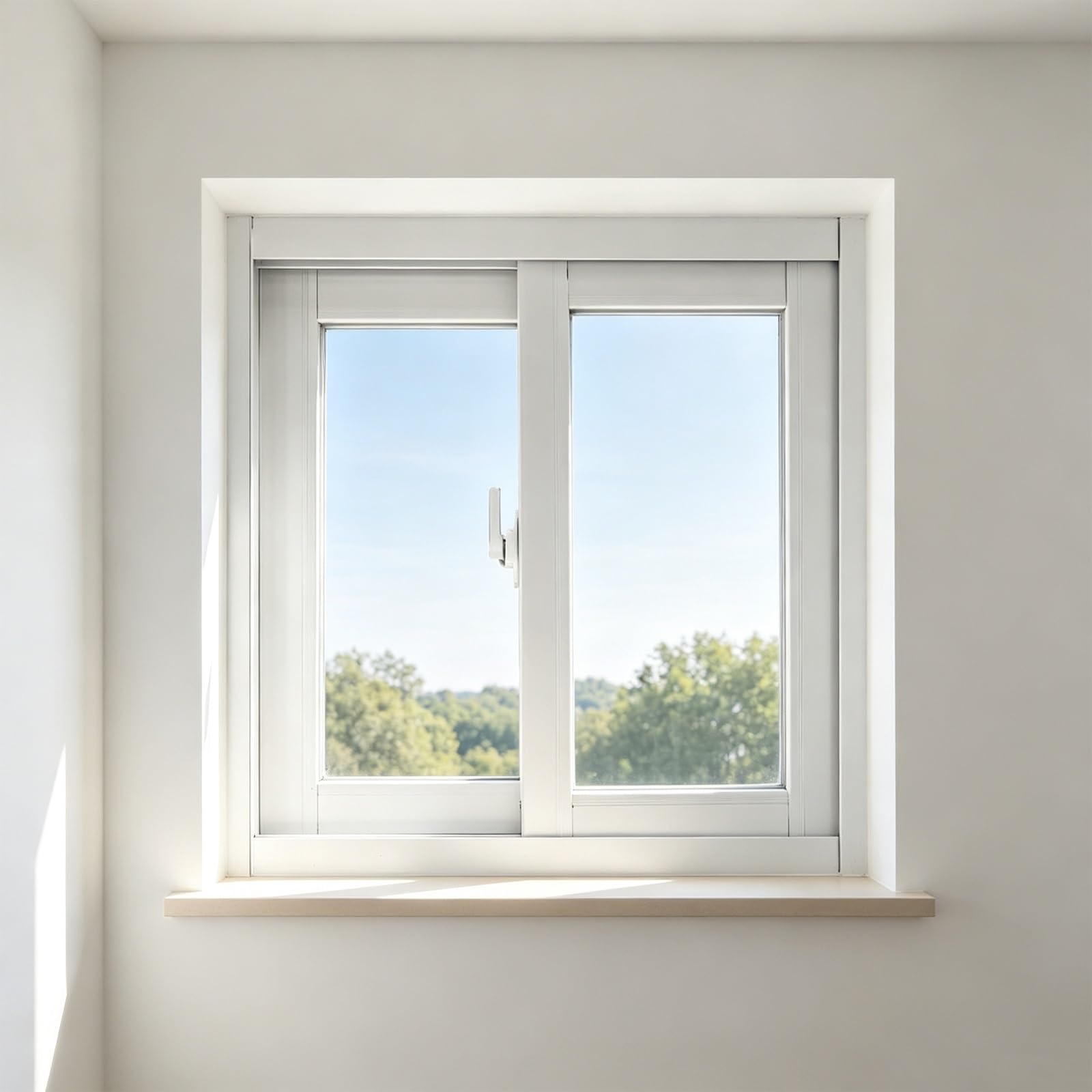 Ventana de aluminio corredera de 50x45cm para casetas y garajes