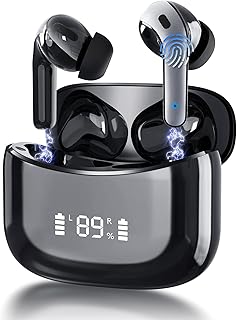Bluetooth Kopfhörer In Ear, Bluetooth Kopfhörer 5.0 mit Mikrofon, 35 std Spielzeit, IPX7 Wasserdicht, HiFi Stereo Kopfhöre...