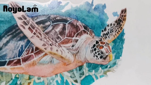 Vinilo decorativo de tortuga marina para pared miniatura 7