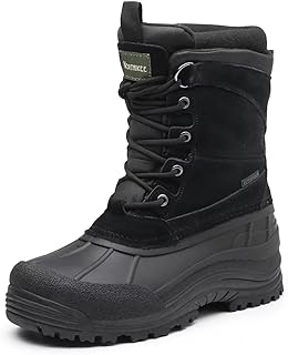 Men's Winter uggs are Waterproof, Non-Slip, Safe and Warm Outdoor Classic Suede, Detachable Lining, Non-Slip Rubber Outsol... Price In India