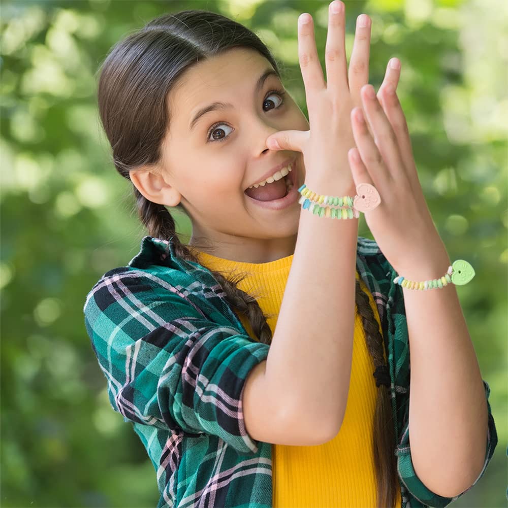 Amazon.co.jp: 伸縮性のあるハートキャンディブレスレット マルチ