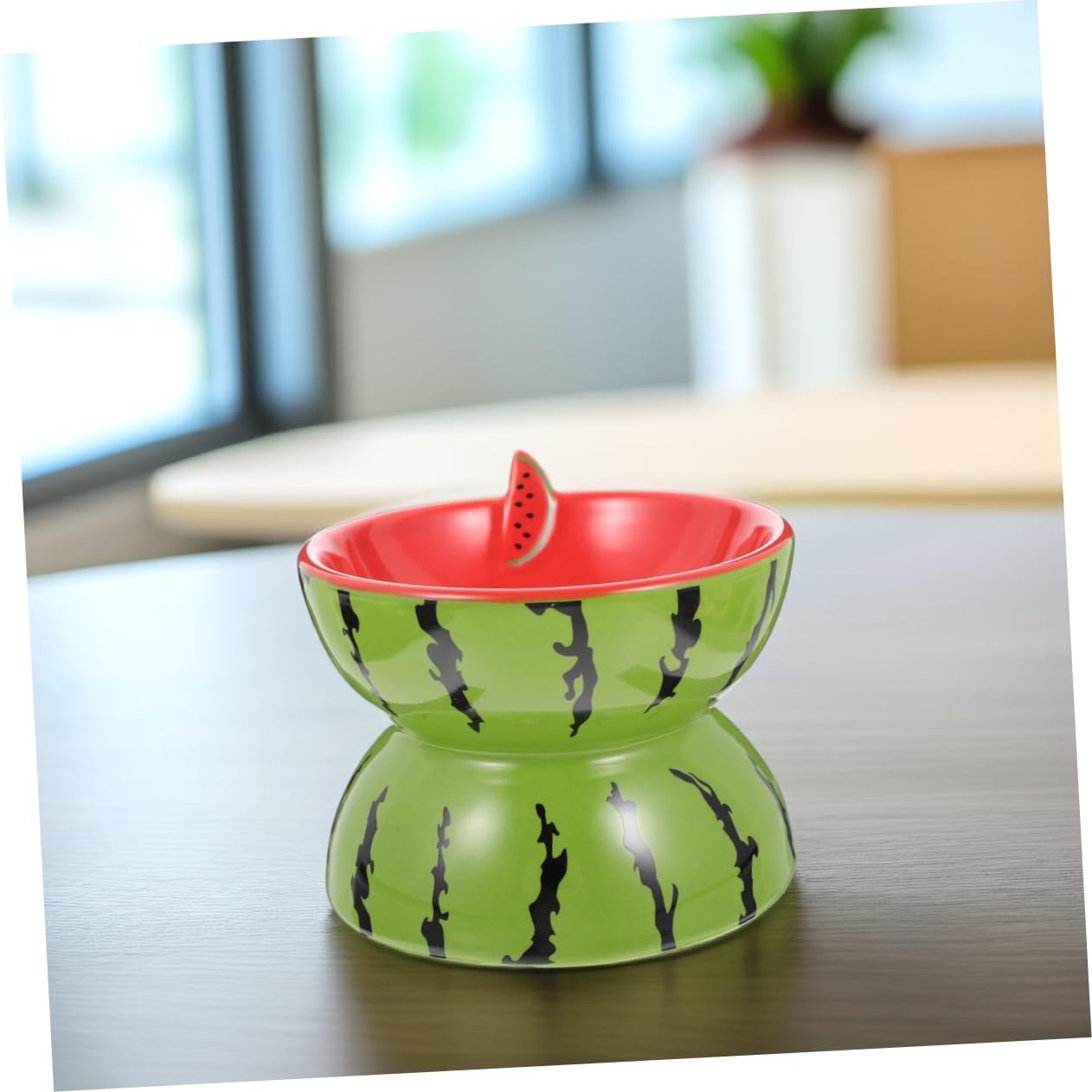 VICASKY Adorable Pattern Cat Bowl Elevated Design for Comfortable Mealtime Wear Resistant Pet Bowl for Daily Use Convenient Feeding for Cats and Dogs Present for