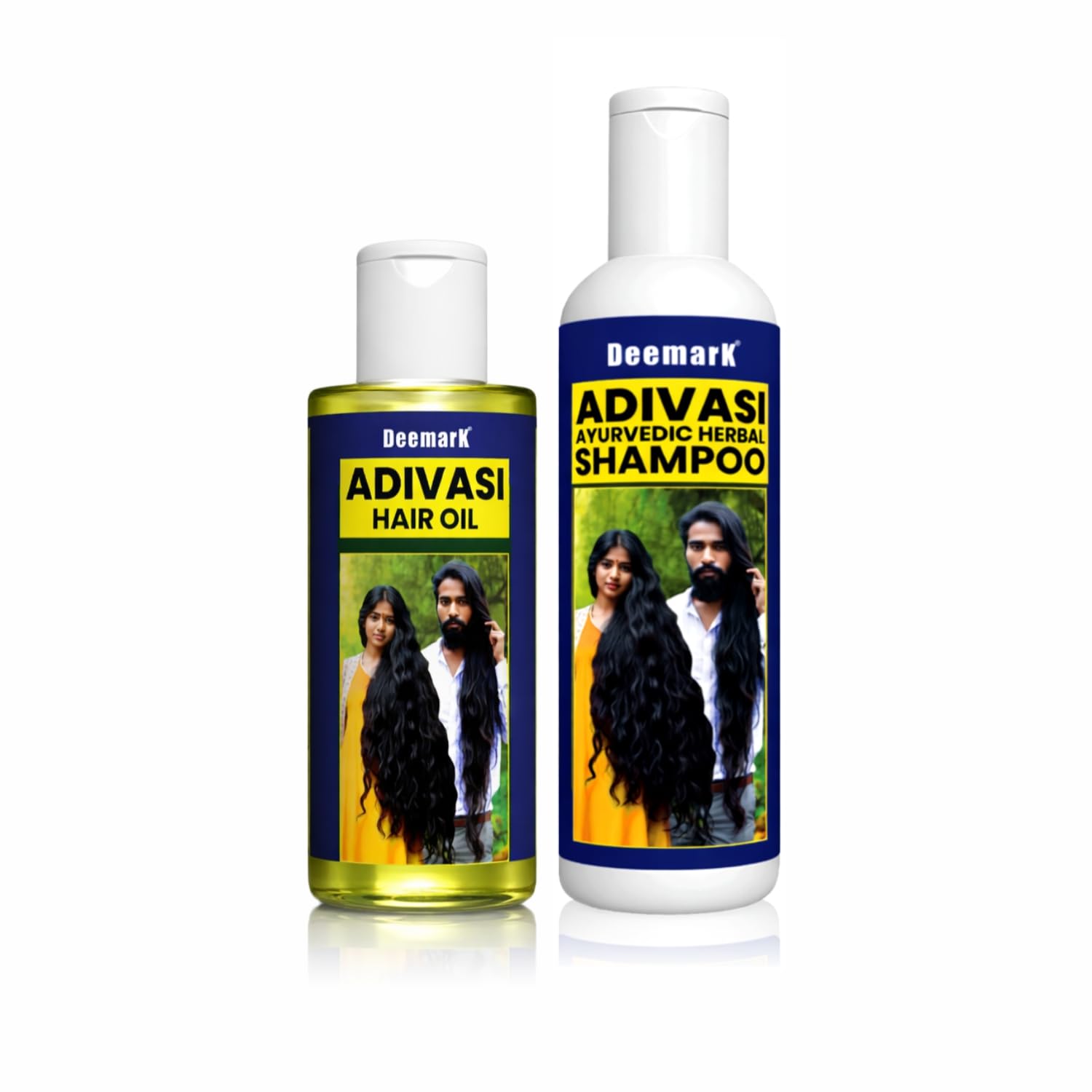 Deemark Adivasi Hair Oil and Ayurvedic Herbal Shampoo Combo for Hair Nourishment, Scalp Care and Healthy Hair – Natural Herbal Hair Care Combo (100ml oil pack of 1 & 200 ml shampoo pack of 1)-picture-48
