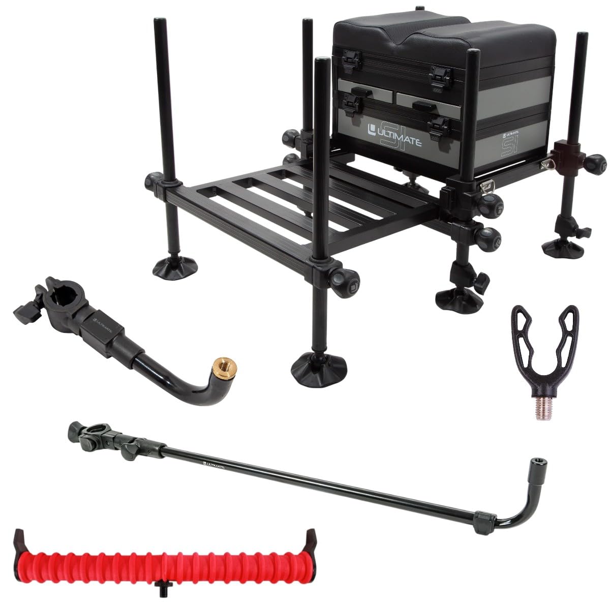Ultimate S1 Seatbox Feeder Set - Station De Pêche