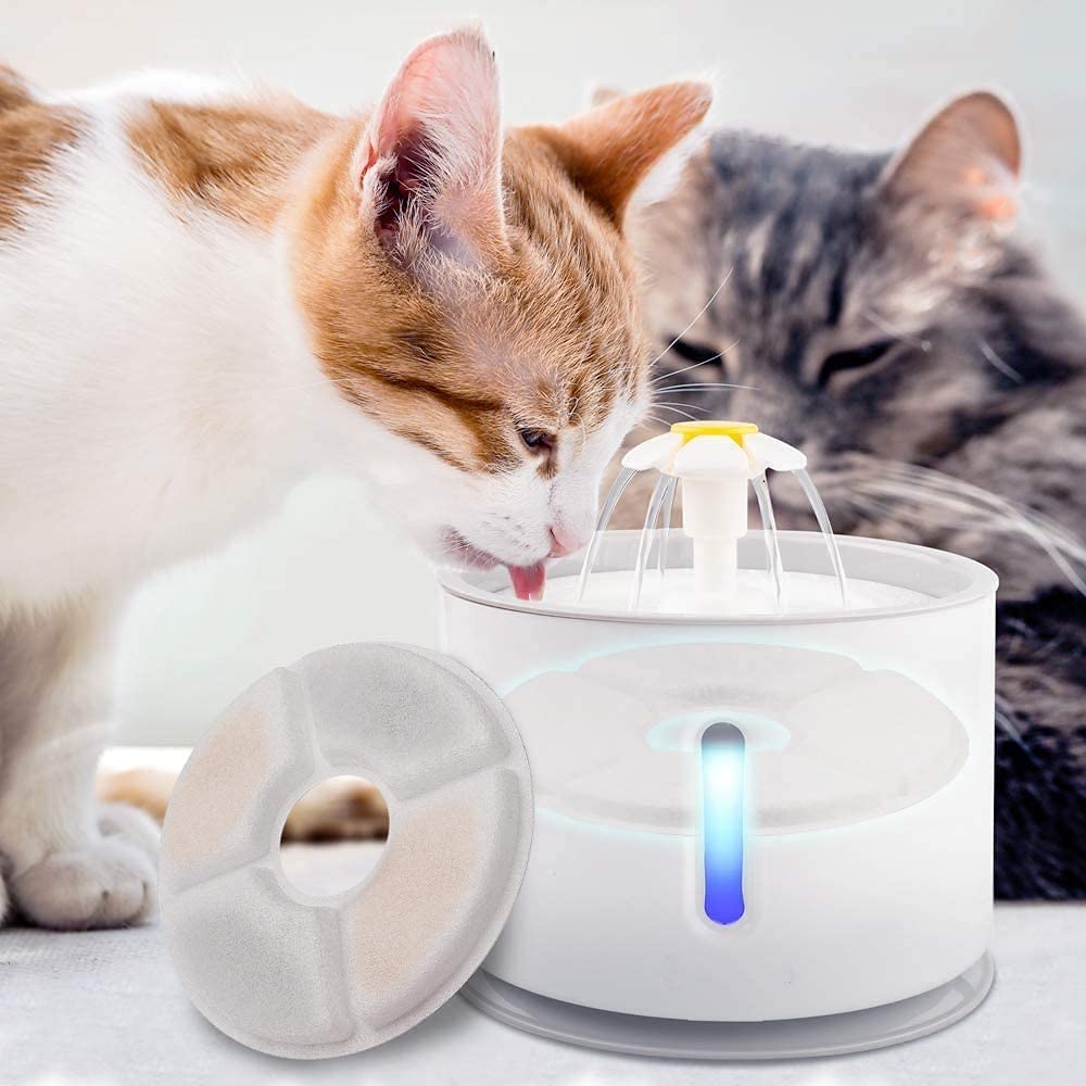 Filtri Di Ricambio Per Fontanella Gatti BONBELONG - Con Carbone Attivo E Resina, Compatibili Con Fontane 1.6L-2.4L, 8 Pezzi - Foto 10