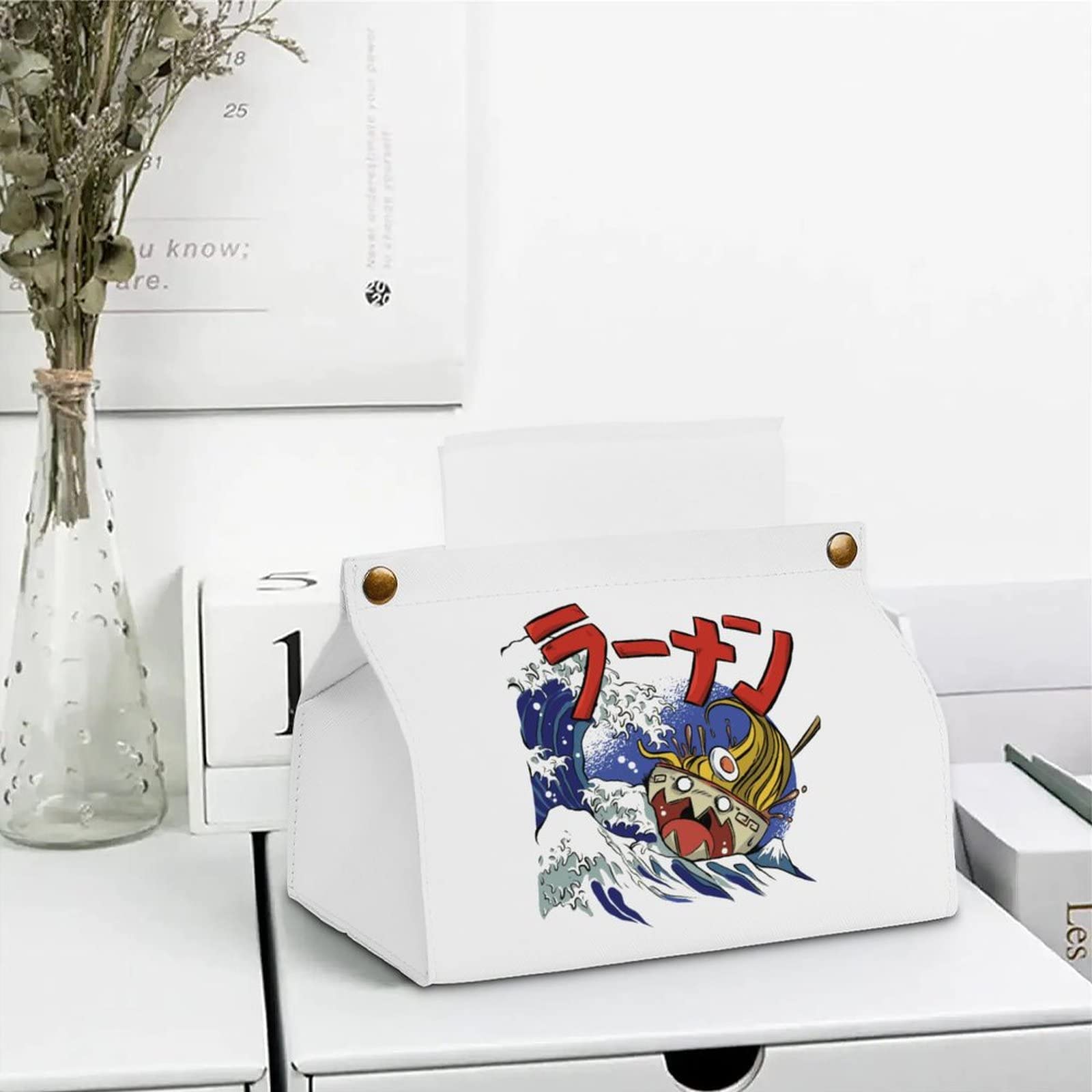 Amazon｜ティッシュケース ティッシュボックス 美味しいラーメン