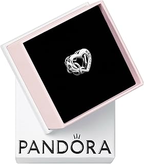 PANDORA Love You Mom Infinity Heart Charm - Compatible with PANDORA Moments - Jewelry for Women - Gift for Her - Made with Sterling Silver - With Gift Box