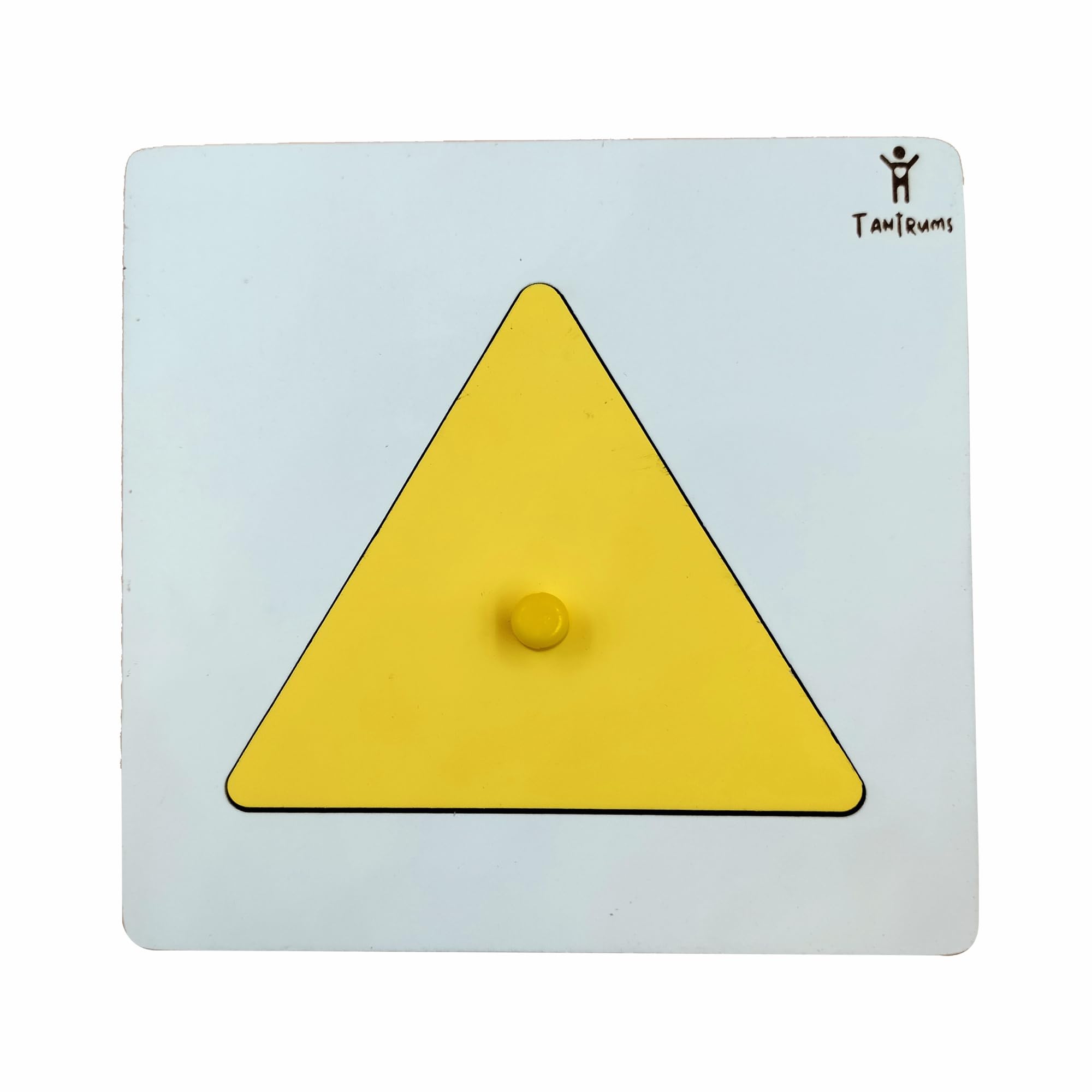 Tantrums Multicolor Educational Geometry Shapes Board with Square Circle Triangle Puzzle for Leaning |Early Childhood (Single Shape Triangle) (B09PZHYP6S) Amazon Price History, Amazon Price Tracker
